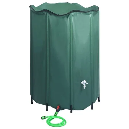 Depósito de agua de lluvia plegable con espita 1350 L de vidaXL, Sistemas de riego - Ref: Foro24-48609, Precio: 121,48 €, Des...