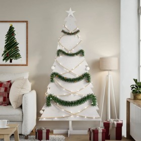 Árbol de Navidad de adorno madera maciza pino blanco 180 cm en Decoración Festiva y Estacional | Comprar online en Foru.es