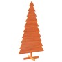 Árbol Navidad de adorno madera maciza pino marrón cera 180 cm en Decoración Festiva y Estacional | Comprar online en Foru.es