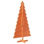 Árbol Navidad de adorno madera maciza pino marrón cera 180 cm en Decoración Festiva y Estacional | Comprar online en Foru.es