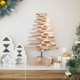 Árbol de Navidad de madera de adorno madera maciza pino 60 cm en Decoración Festiva y Estacional | Comprar online en Foru.es