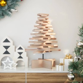 Árbol de Navidad de madera de adorno madera maciza pino 60 cm en Decoración Festiva y Estacional | Comprar online en Foru.es