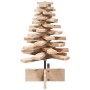 Árbol de Navidad de madera de adorno madera maciza pino 60 cm en Decoración Festiva y Estacional | Comprar online en Foru.es