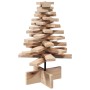 Árbol de Navidad de madera de adorno madera maciza pino 60 cm en Decoración Festiva y Estacional | Comprar online en Foru.es