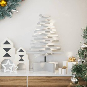 Árbol de Navidad de adorno madera maciza pino blanco 60 cm en Decoración Festiva y Estacional | Comprar online en Foru.es