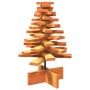 Árbol de Navidad de adorno madera maciza pino marrón cera 60 cm en Decoración Festiva y Estacional | Comprar online en Foru.es