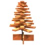 Árbol de Navidad de adorno madera maciza pino marrón cera 60 cm en Decoración Festiva y Estacional | Comprar online en Foru.es