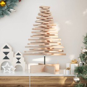 Árbol de Navidad de madera de adorno madera maciza pino 80 cm en Decoración Festiva y Estacional | Comprar online en Foru.es