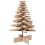 Árbol de Navidad de madera de adorno madera maciza pino 80 cm en Decoración Festiva y Estacional | Comprar online en Foru.es