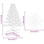 Árbol de Navidad de madera de adorno madera maciza pino 80 cm en Decoración Festiva y Estacional | Comprar online en Foru.es