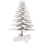 Árbol Navidad de adorno madera maciza pino blanco 80 cm en Decoración Festiva y Estacional | Comprar online en Foru.es