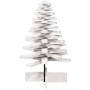 Árbol Navidad de adorno madera maciza pino blanco 80 cm en Decoración Festiva y Estacional | Comprar online en Foru.es