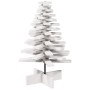 Árbol Navidad de adorno madera maciza pino blanco 80 cm en Decoración Festiva y Estacional | Comprar online en Foru.es