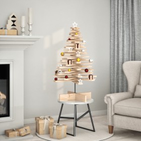 Árbol de Navidad de madera de adorno madera maciza pino 100 cm en Decoración Festiva y Estacional | Comprar online en Foru.es