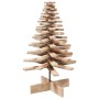 Árbol de Navidad de madera de adorno madera maciza pino 100 cm en Decoración Festiva y Estacional | Comprar online en Foru.es