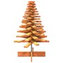 Árbol Navidad de adorno madera maciza pino marrón cera 100 cm en Decoración Festiva y Estacional | Comprar online en Foru.es