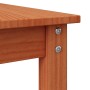 Mesa de Café Marrón cera 50 x 50 x 45 cm Madera maciza de pino en Mesas de centro | Comprar online en Foru.es