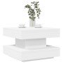 Mesa de centro giratoria 360 grados blanco 50x50x34,5 cm en Mesas de centro | Comprar online en Foru.es