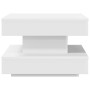 Mesa de centro giratoria 360 grados blanco 50x50x34,5 cm en Mesas de centro | Comprar online en Foru.es