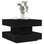 Mesa de centro giratoria 360 grados negro 50x50x34,5 cm en Mesas de centro | Comprar online en Foru.es