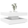 Mesa de centro giratoria 360 grados blanco 70x70x34,5 cm en Mesas de centro | Comprar online en Foru.es
