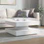 Mesa de centro giratoria 360 grados blanco 70x70x34,5 cm en Mesas de centro | Comprar online en Foru.es