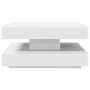 Mesa de centro giratoria 360 grados blanco 70x70x34,5 cm en Mesas de centro | Comprar online en Foru.es