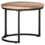Mesitas auxiliares 3 piezas madera maciza reciclada de vidaXL, Mesas auxiliares - Ref: Foro24-320688, Precio: 97,93 €, Descue...