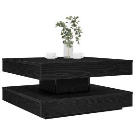 Mesa de centro giratoria 360 grados negro 70x70x34,5 cm en Mesas de centro | Comprar online en Foru.es