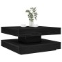 Mesa de centro giratoria 360 grados negro 70x70x34,5 cm en Mesas de centro | Comprar online en Foru.es