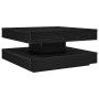 Mesa de centro giratoria 360 grados negro 70x70x34,5 cm en Mesas de centro | Comprar online en Foru.es