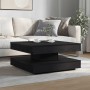 Mesa de centro giratoria 360 grados negro 70x70x34,5 cm en Mesas de centro | Comprar online en Foru.es