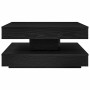 Mesa de centro giratoria 360 grados negro 70x70x34,5 cm en Mesas de centro | Comprar online en Foru.es