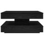 Mesa de centro giratoria 360 grados negro 70x70x34,5 cm en Mesas de centro | Comprar online en Foru.es