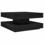 Mesa de centro giratoria 360 grados negro 70x70x34,5 cm en Mesas de centro | Comprar online en Foru.es