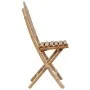 Set de comedor exterior plegable 5 piezas con cojines bambú de vidaXL, Conjuntos de jardín - Ref: Foro24-3063960, Precio: 269...