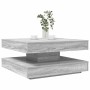 Mesa de centro giratoria 360 grados gris Sonoma 70x70x34,5 cm en Mesas de centro | Comprar online en Foru.es