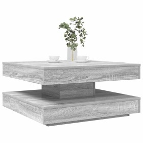 Mesa de centro giratoria 360 grados gris Sonoma 70x70x34,5 cm en Mesas de centro | Comprar online en Foru.es