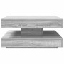 Mesa de centro giratoria 360 grados gris Sonoma 70x70x34,5 cm en Mesas de centro | Comprar online en Foru.es