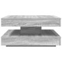 Mesa de centro giratoria 360 grados gris Sonoma 70x70x34,5 cm en Mesas de centro | Comprar online en Foru.es