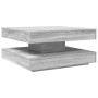 Mesa de centro giratoria 360 grados gris Sonoma 70x70x34,5 cm en Mesas de centro | Comprar online en Foru.es