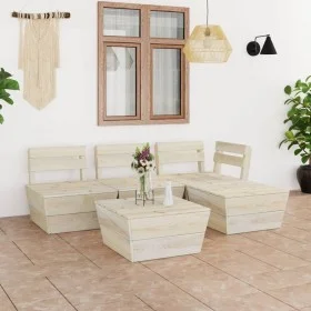 Pallet furniture for garden 5 pcs impregnated fir wood by vidaXL, Garden sets - Ref: Foro24-3063714, Price: 228,00 €, Discoun...