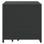 Mesas apilables 3 piezas ratán sintético negro de vidaXL, Mesas auxiliares - Ref: Foro24-319412, Precio: 78,65 €, Descuento: %