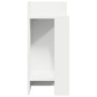 Mesa auxiliar con estante blanco 25,5x27x60 cm en Mesas auxiliares | Comprar online en Foru.es