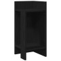Mesa auxiliar con estante negra 25,5x27x60 cm en Mesas auxiliares | Comprar online en Foru.es