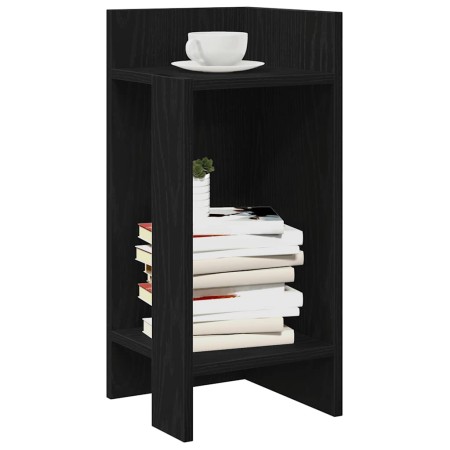 Mesas auxiliares 2 uds con estante negro 25,5x27x60 cm en Mesas auxiliares | Comprar online en Foru.es