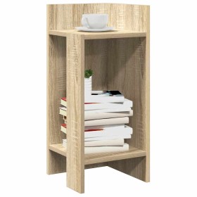 Mesas auxiliares 2 uds con estante roble sonoma 25,5x27x60 cm en Mesas auxiliares | Comprar online en Foru.es