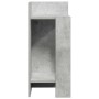 Mesa auxiliar con estante gris hormigón 25,5x27x60 cm en Mesas auxiliares | Comprar online en Foru.es
