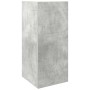 Mesa auxiliar con estante gris hormigón 25,5x27x60 cm en Mesas auxiliares | Comprar online en Foru.es