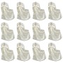 Funda de silla para banquete de boda 12 unidades crema de vidaXL, Fundas - Ref: Foro24-279095, Precio: 87,19 €, Descuento: %
